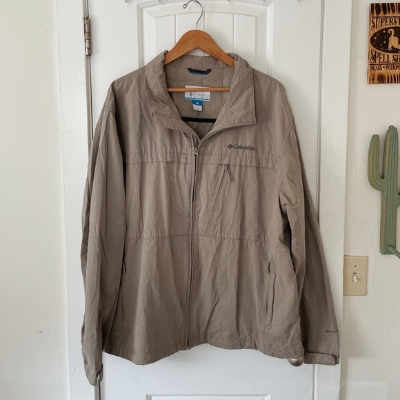 Colombia Omni-Shield Beige Jacket Men's Size XXL - Picture 1 of 4